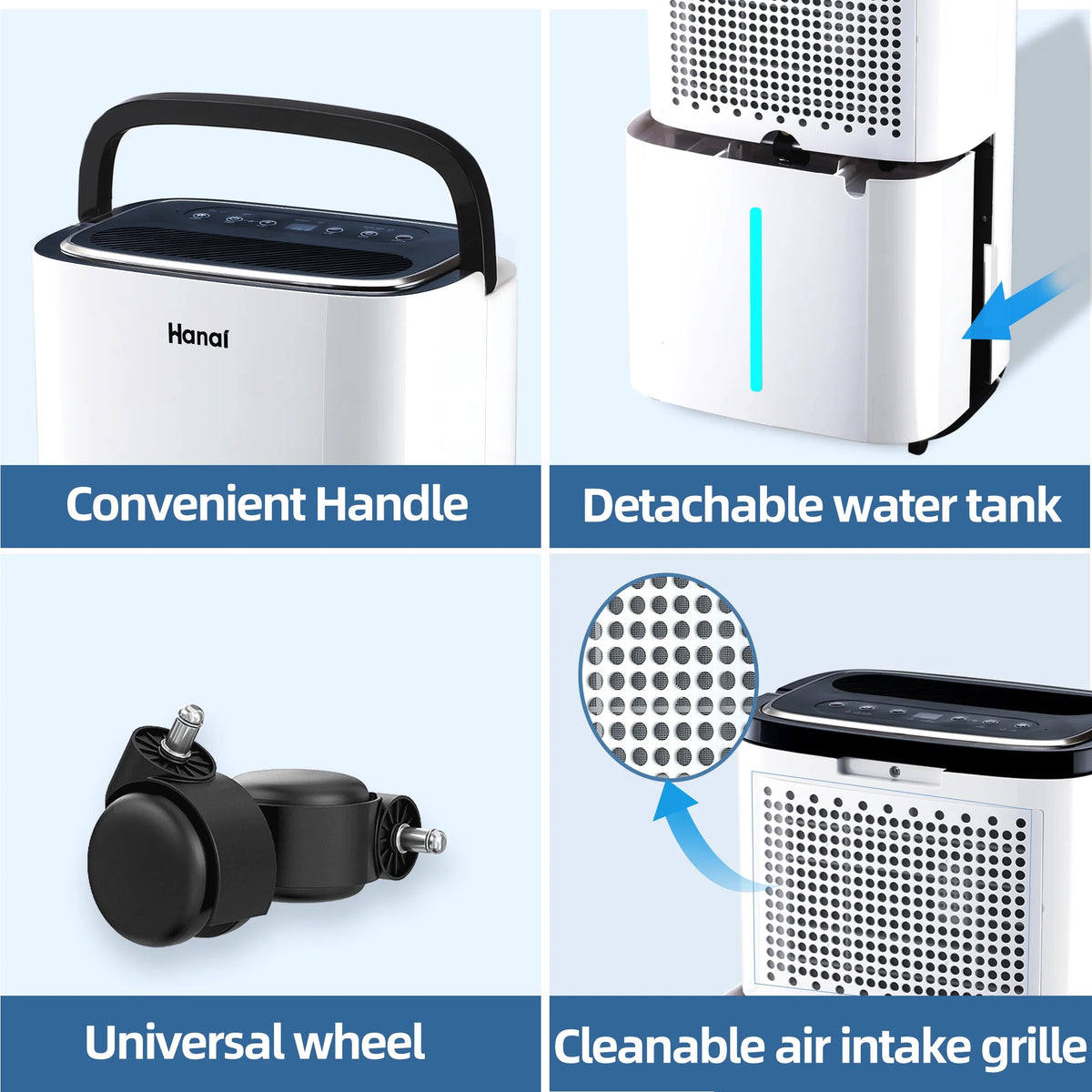30 Pints Dehumidifier with Drain Hose M148