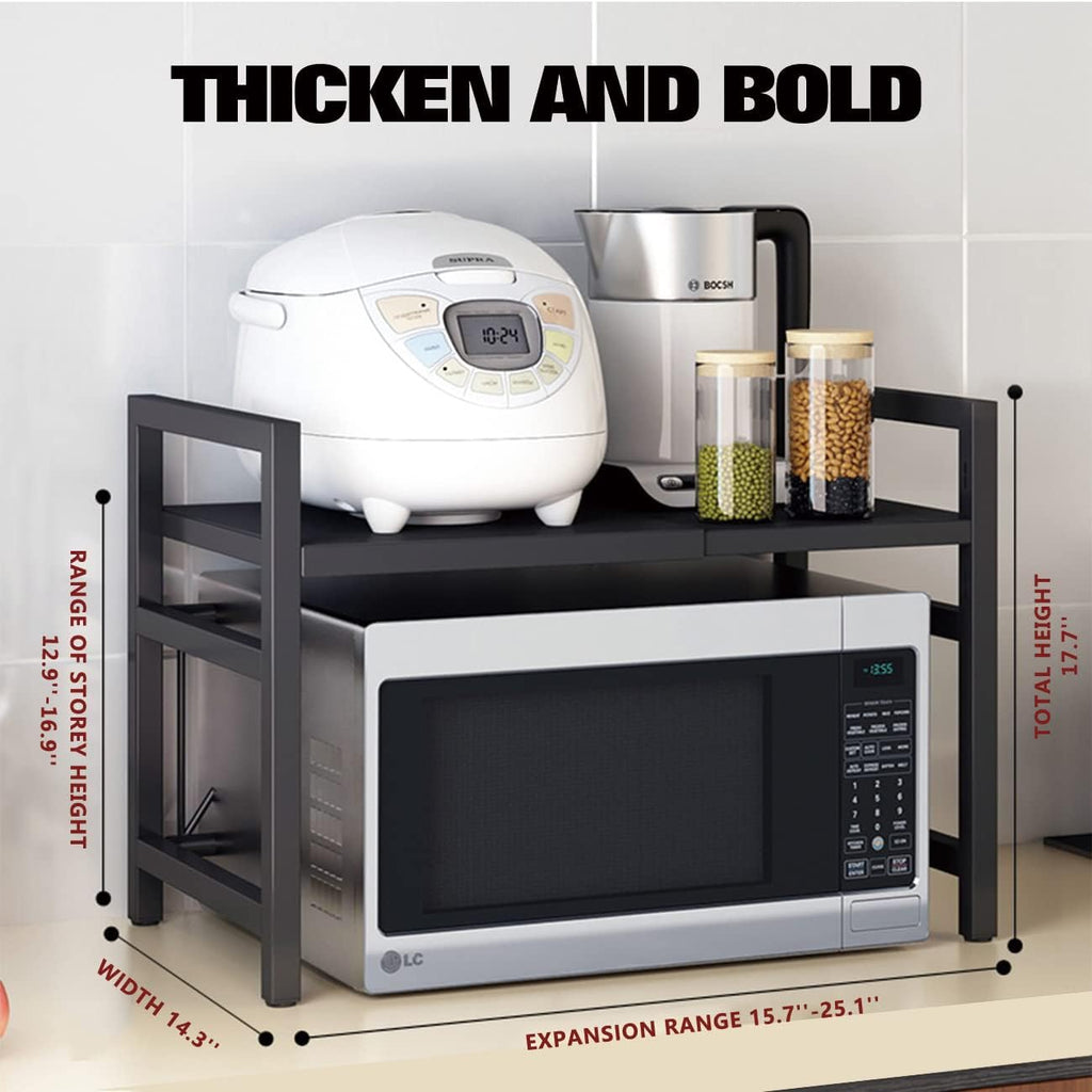 Adjustable Expandable Microwave Oven Rack Shelf U1143