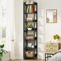 78.7 Inch Extra Tall Narrow 7 Tier Bookshelf B716145