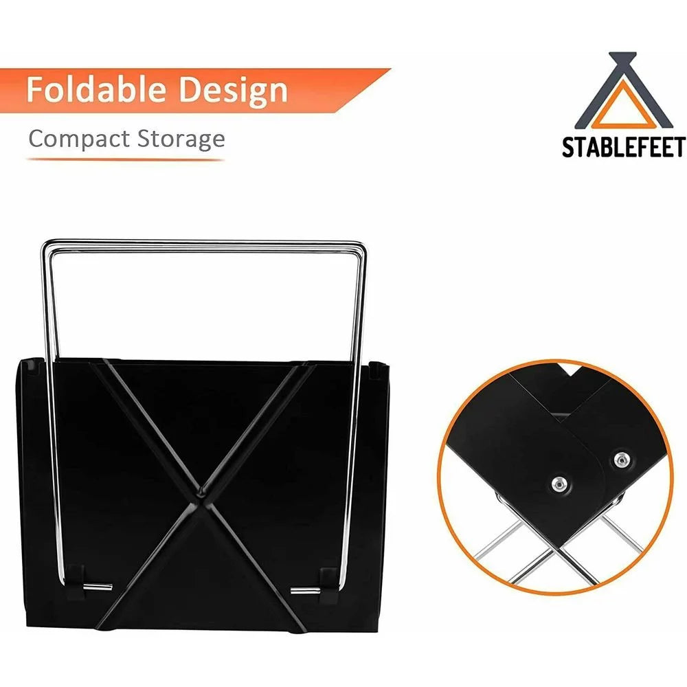 Portable Folding Charcoal Camping Grill T7593