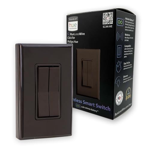 Self Powered Wireless Smart Dimming Switch for Philips Bulbs K7107
