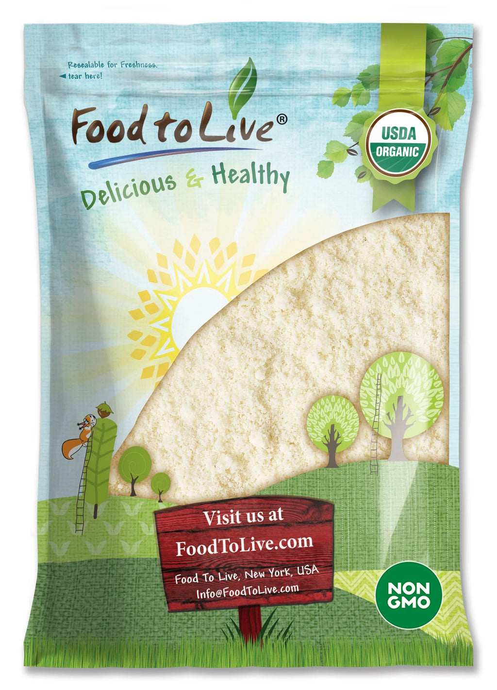 Organic Blanched Almond Flour 8 Pounds J933