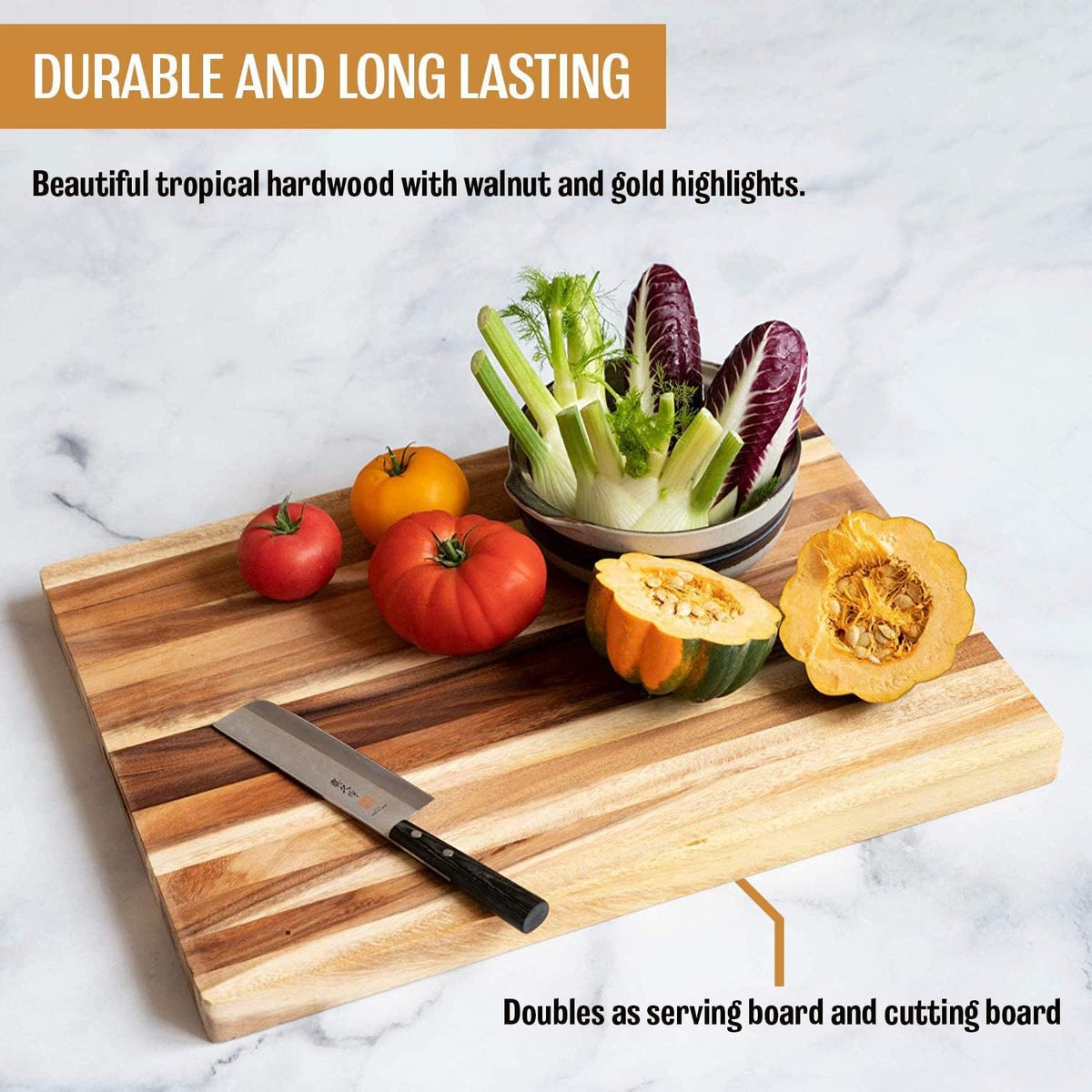 Acacia Wood Cutting Board Pack of 2 F62479