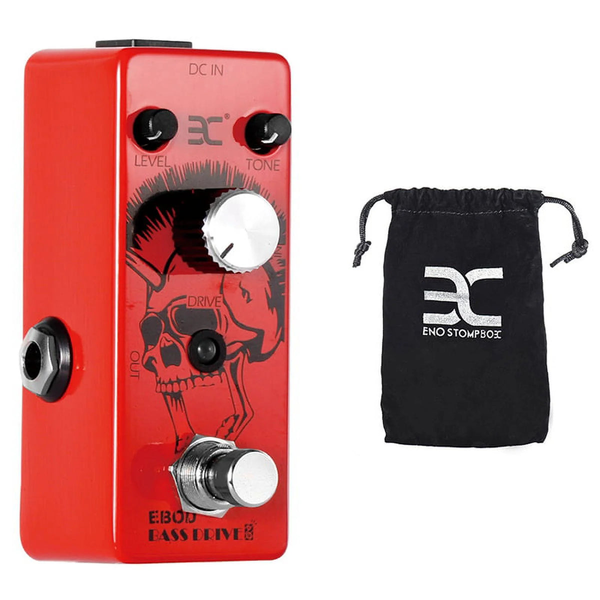 Overdrive Guitar Effect Pedal True Bypass Full Metal Shell S405248