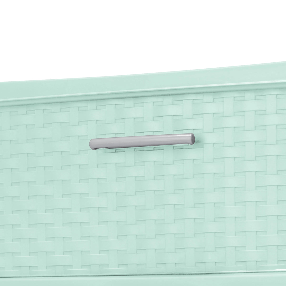 3 Drawer Wide Weave Tower White M920