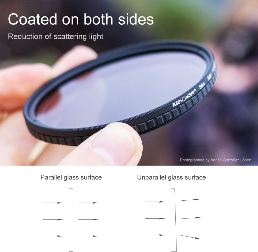 62mm Variable ND Camera Lens Filter F67920