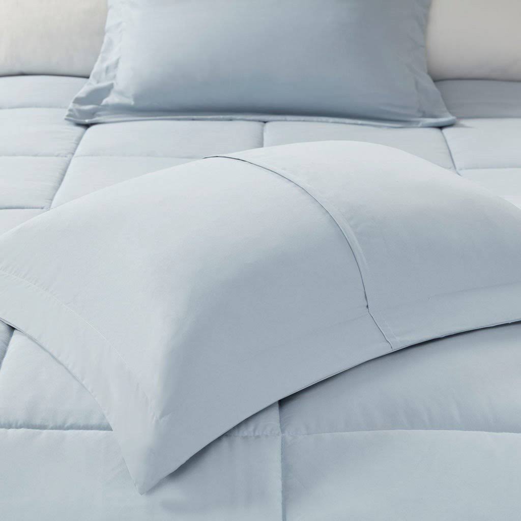 Blue King/Cal King Down Alternative Comforter Mini Set E200