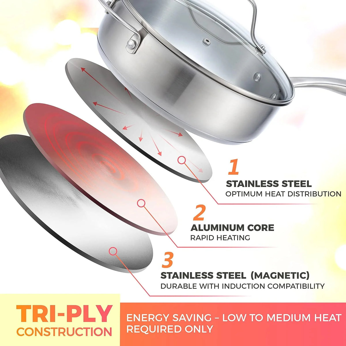 17-Piece Stainless Steel Cookware Set N720