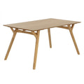 59" Mid-Century Wood Dining Table P197472