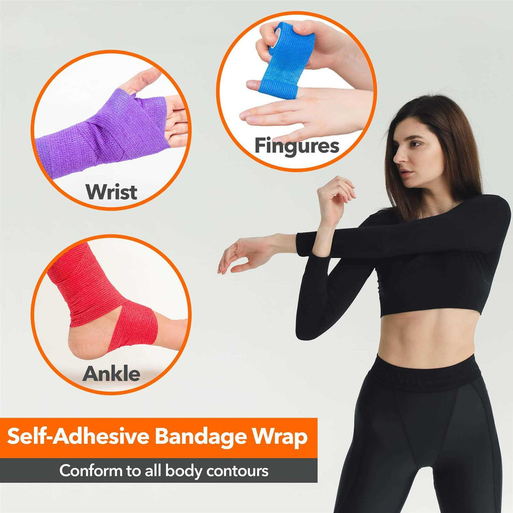 Self Adhesive Non-Woven Bandage Wrap 2 inch x 5 Yards W815449
