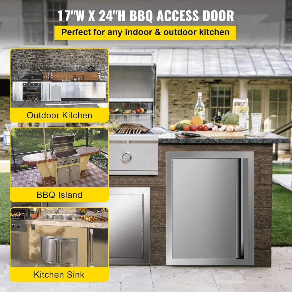 17W x 24H Inch Stainless Steel BBQ Access Door W732447