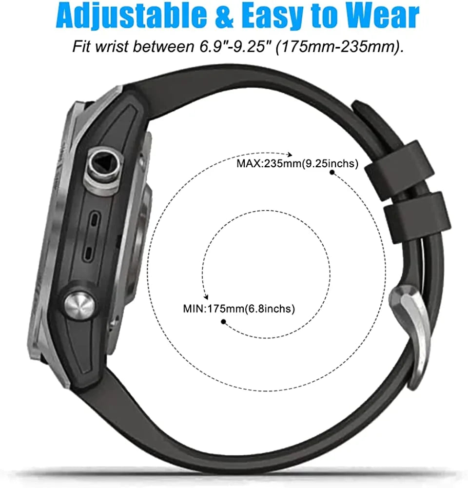 26mm Soft Silicone Replacement Straps E949133
