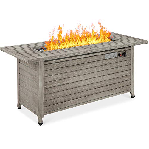 Gray Propane Gas Fire Pit Table W889867