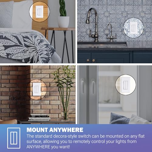 Self Powered Wireless Smart Dimming Switch for Philips Bulbs K7107