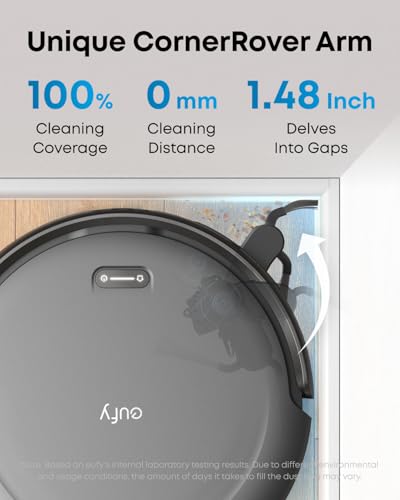 Robot Vacuum with Self Emptying, 2.85-Inch Slim Design K804477