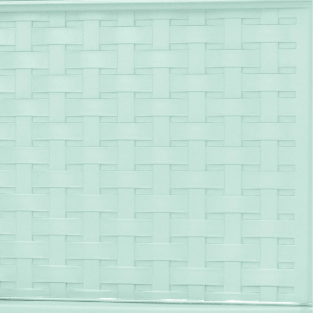 3 Drawer Wide Weave Tower White M920