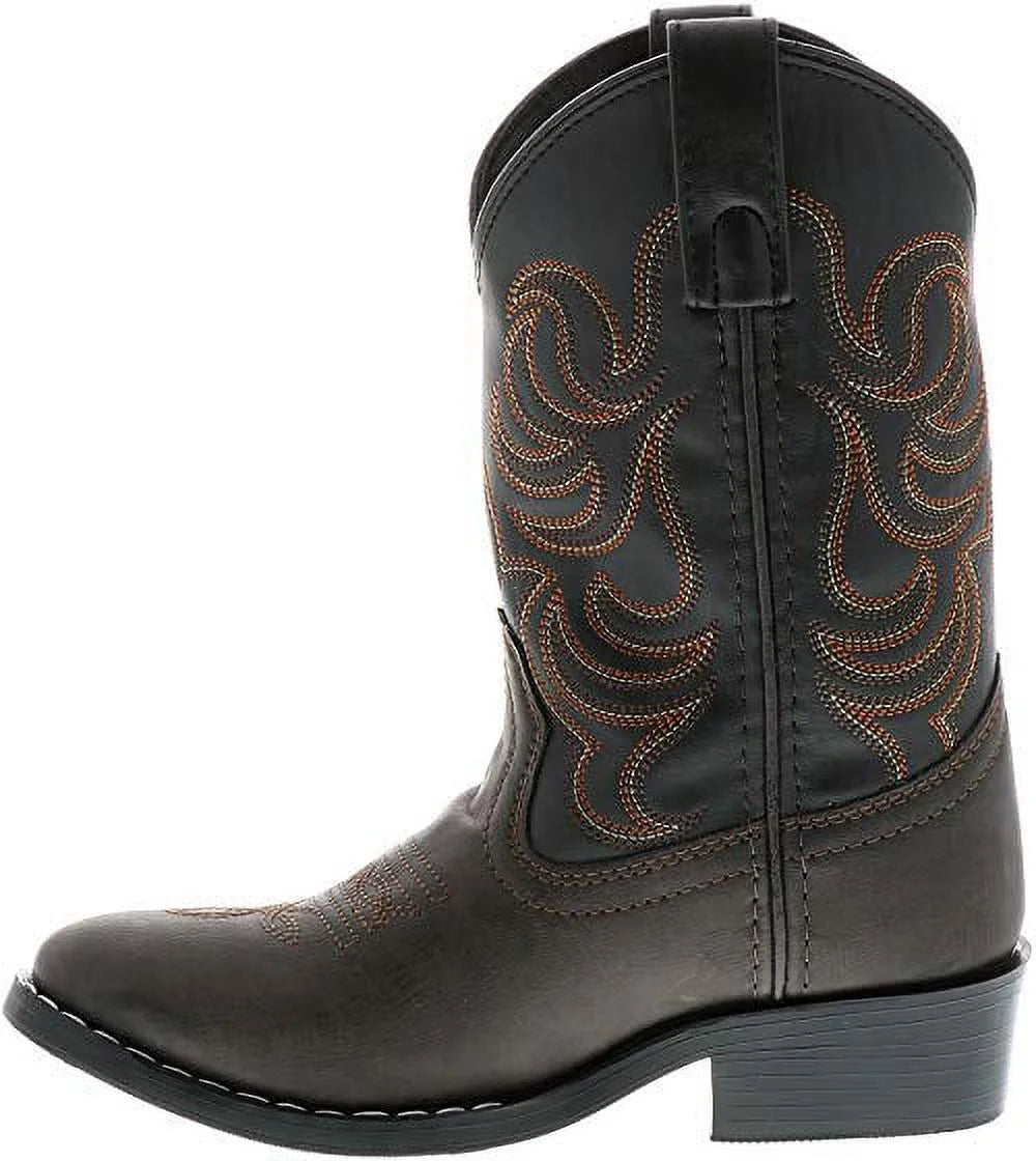 Brown/Black Western Cowboy Boots K900