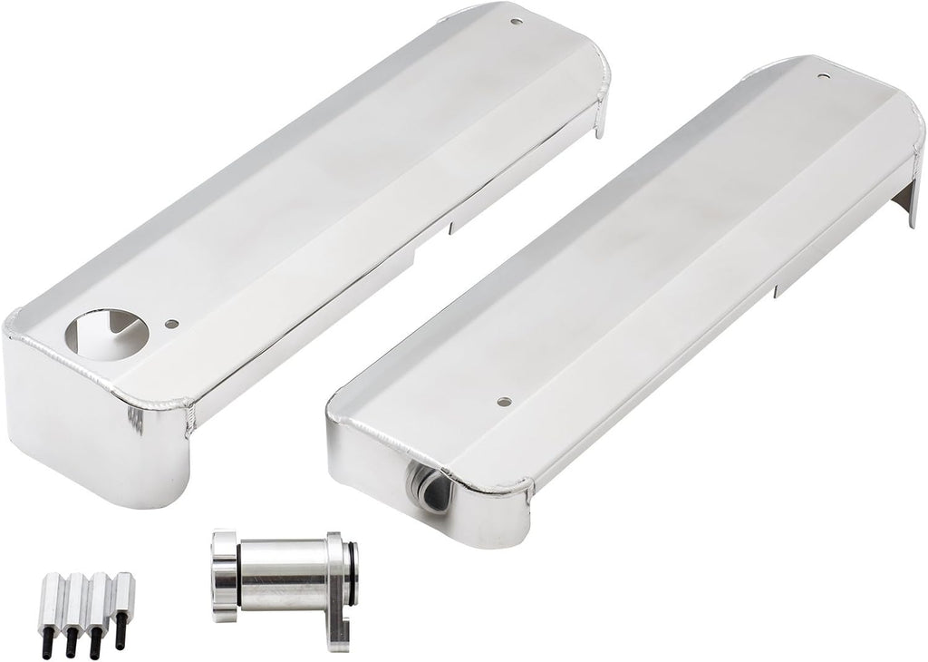 Polished LS1 Fabricated Coil Cover with Oil Filler Q721574