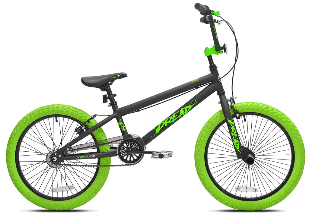 20 in. Green and Black BMX Bike M31417