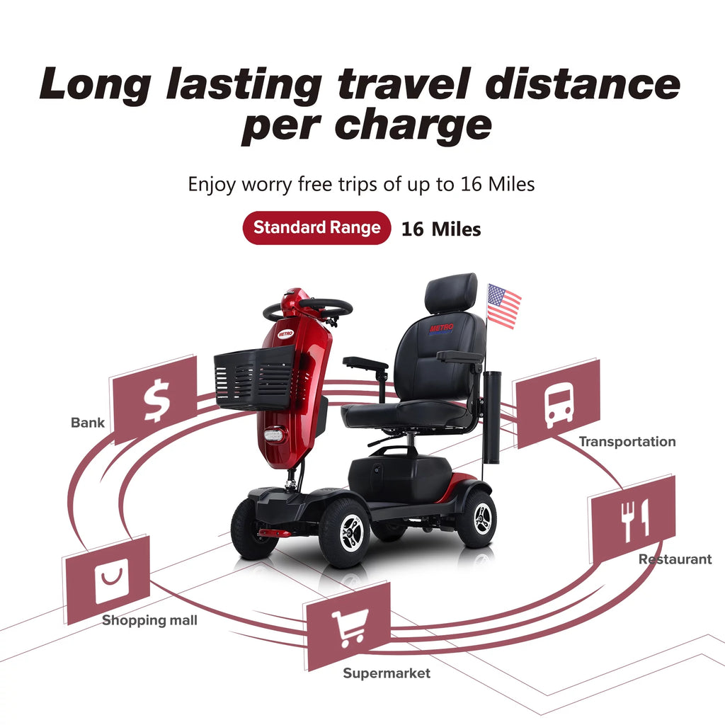 Foldable Mobility Scooter for 300 lbs W37360