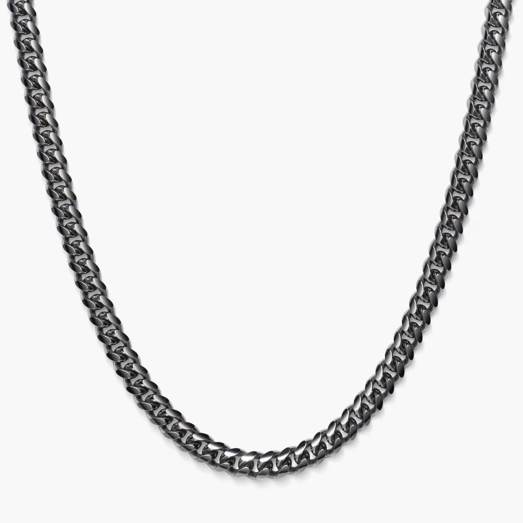 Solid 2.5mm Sterling Silver Miami Cuban Link Chain H68004