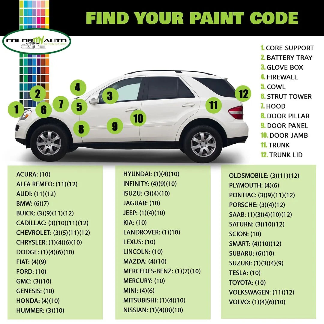 Single Stage Automotive Paint 1 Oz Bottle D528