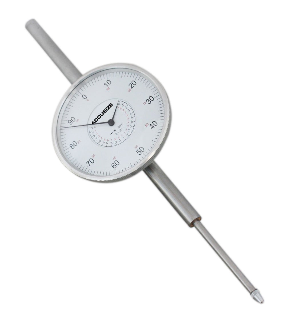 0-2'' by 0.001'' Dial Indicator with 3'' Big Face J500