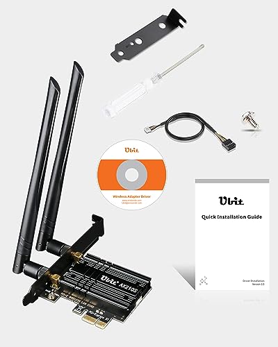 WiFi Card 6E 5400Mbps PCIe Network Card BT 5.2 R214