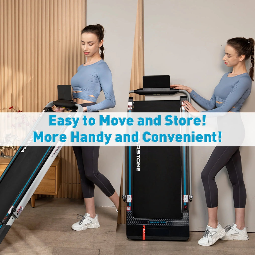 2 in 1 Folding Treadmill with Bluetooth Speakers V972