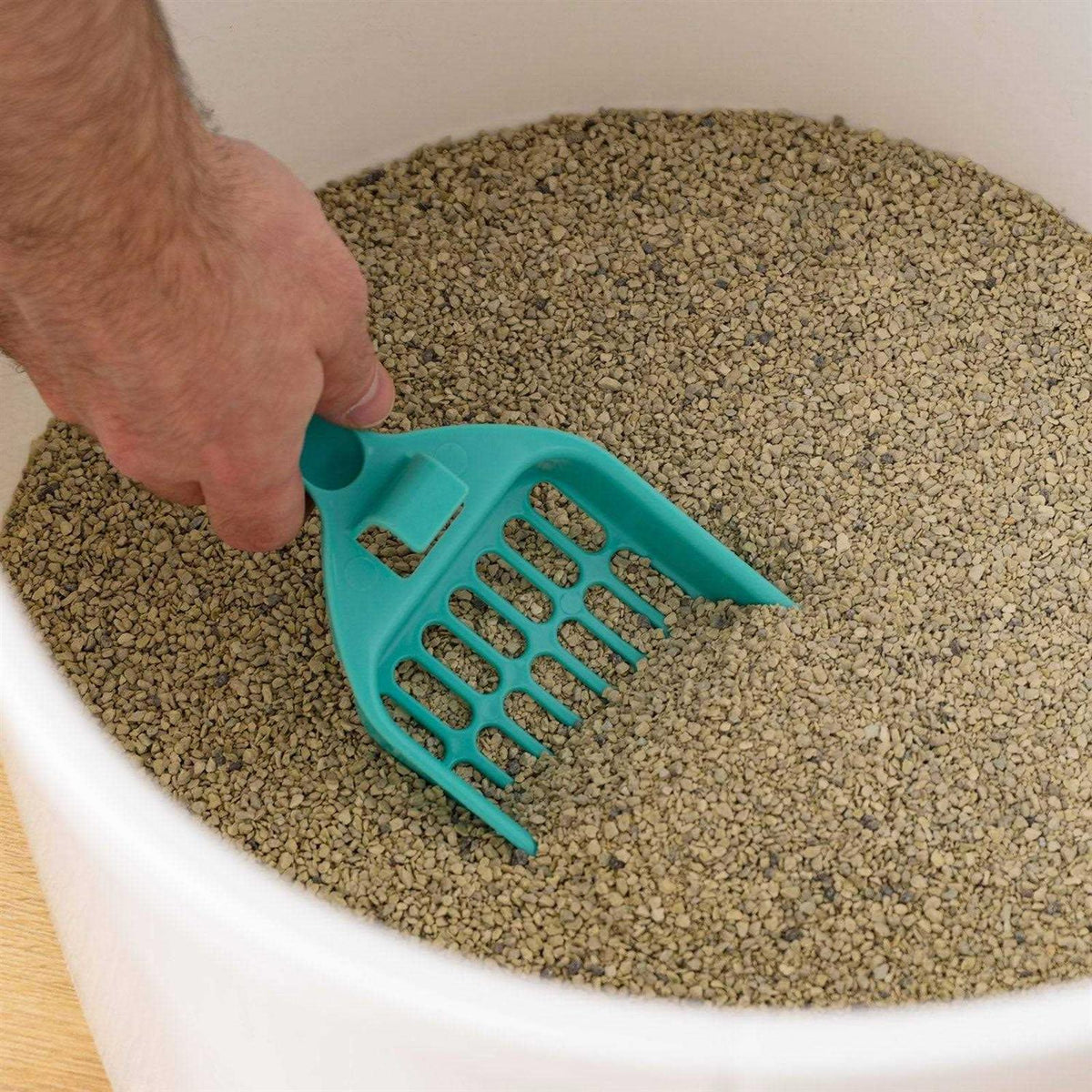 Top Entry Cat Litter Box with Scoop F4816