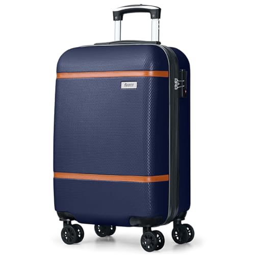 Cream Hardside Suitcase with Spinner Wheels TSA Lock 28-Inch N351242