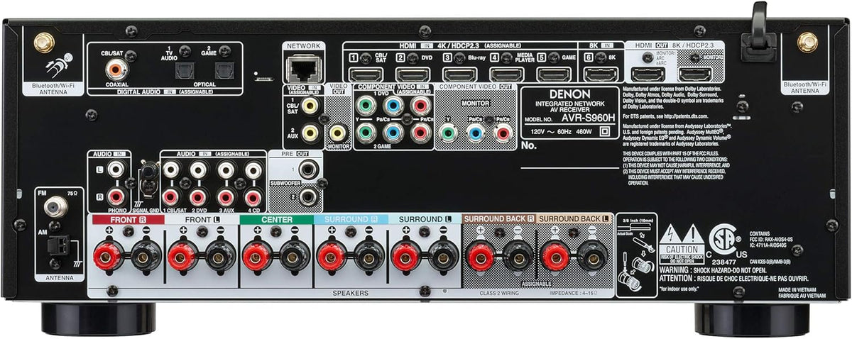 Black 7.2 Channel AV Receiver I339209