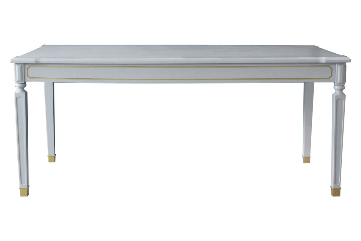 Dining Table Pearl Gray Finish G97247