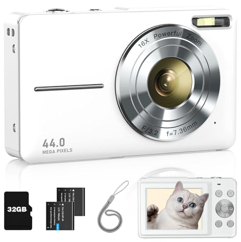 FHD 1080P Point and Shoot Digital Camera with 32GB Card H970531