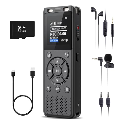 96GB Digital Voice Recorder with Playback J972634