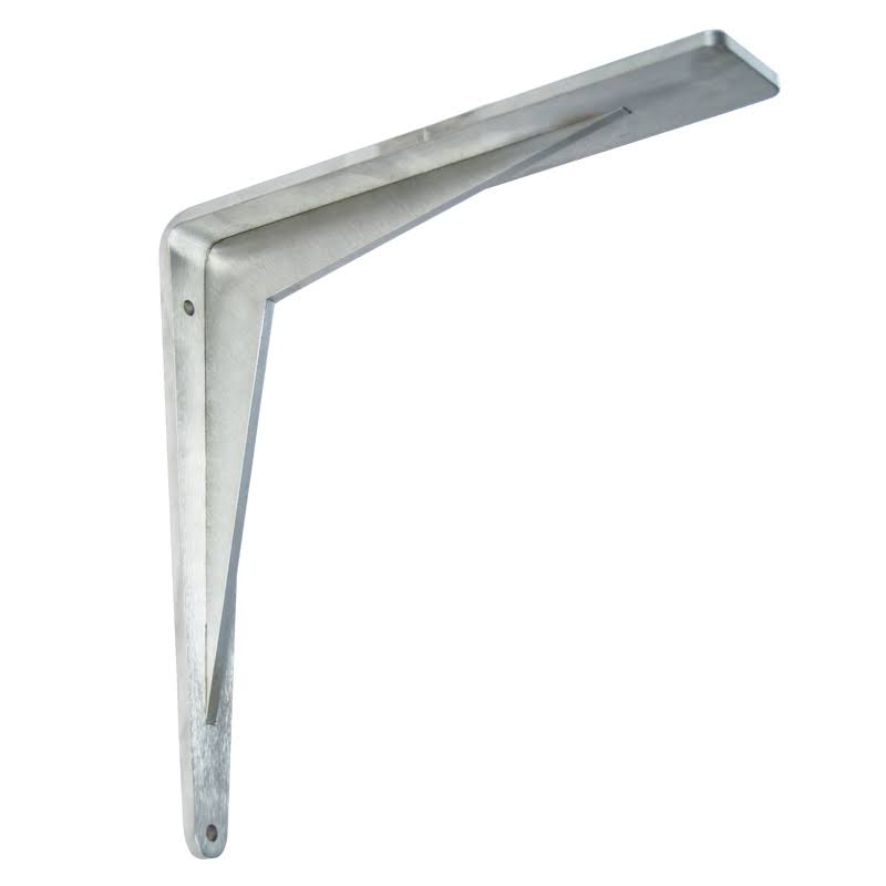8 inch Long Chevron Countertop Support Bracket Stainless Steel S3349