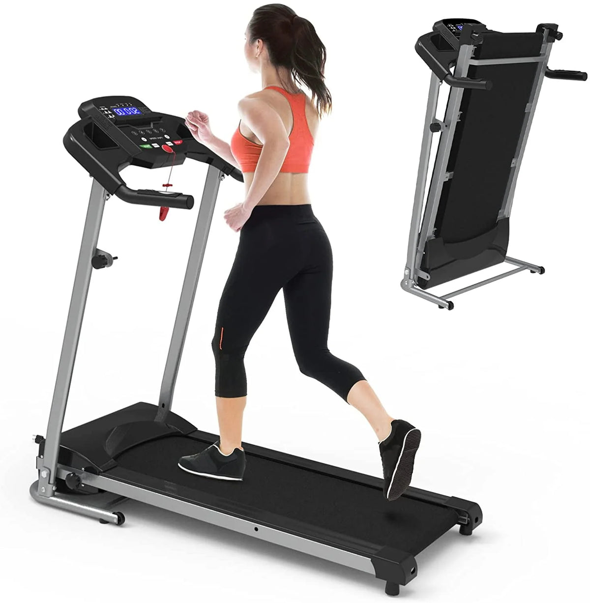 Portable Electric Folding Treadmill J94652