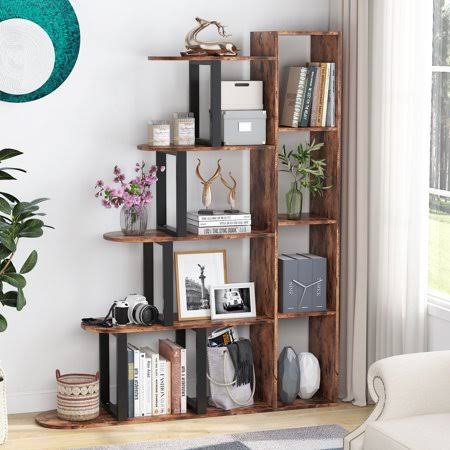 Wooden 5-Tier Ladder Bookshelf R454