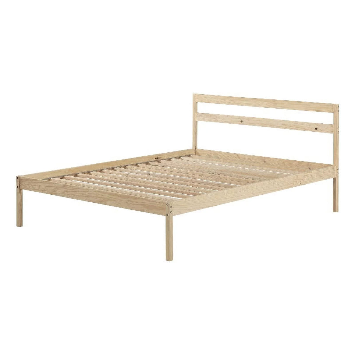 Complete Bed Full Natural Wood Q4702