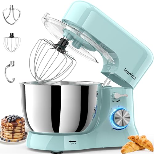 3-In-1 10-Speed 660W 6QT Tilt-Head Electric Stand Mixer Z4092