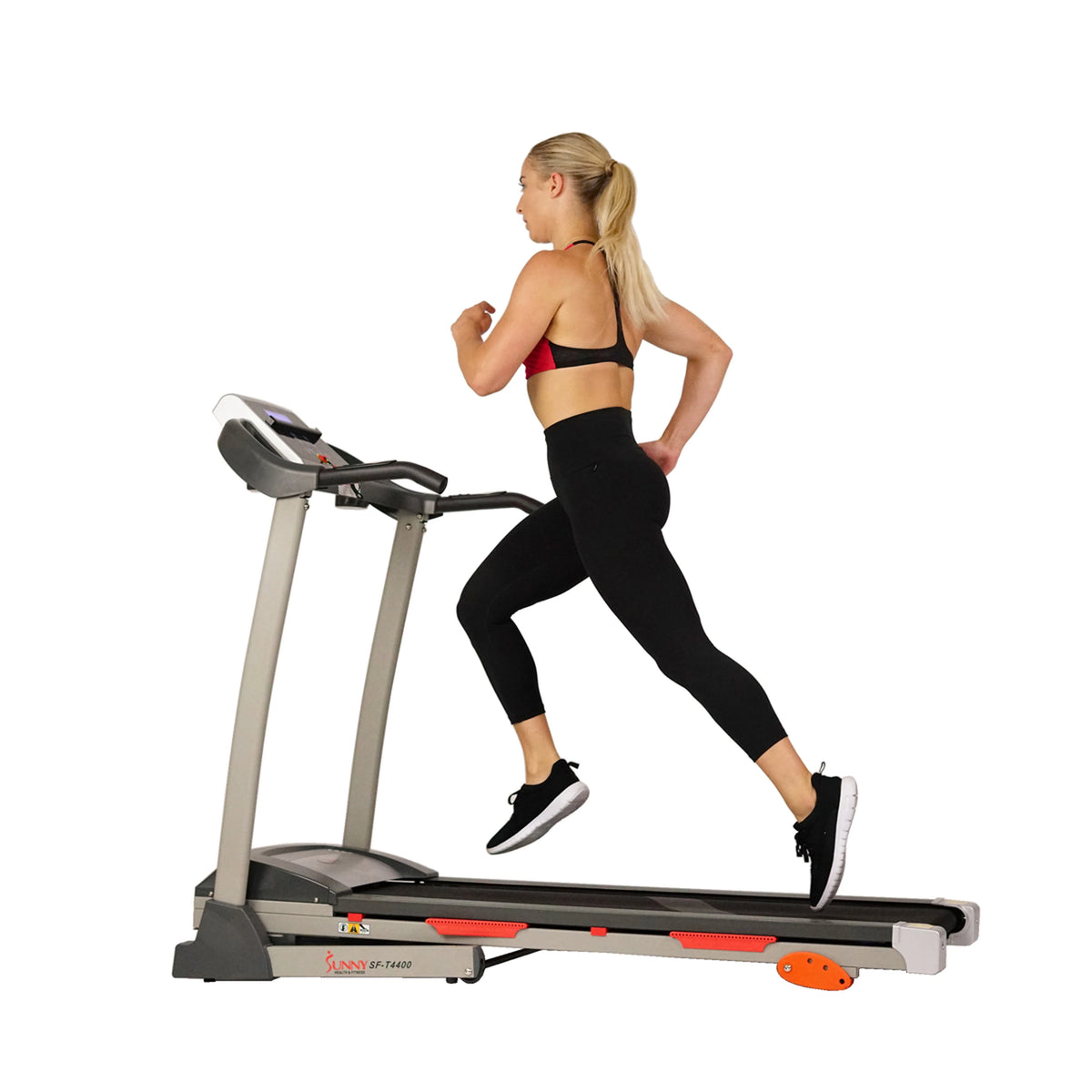 Manual Incline Folding Treadmill with Pulse Sensors L16663