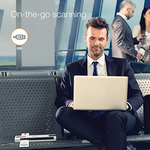 Mobile Receipt and Color Document Scanner W570