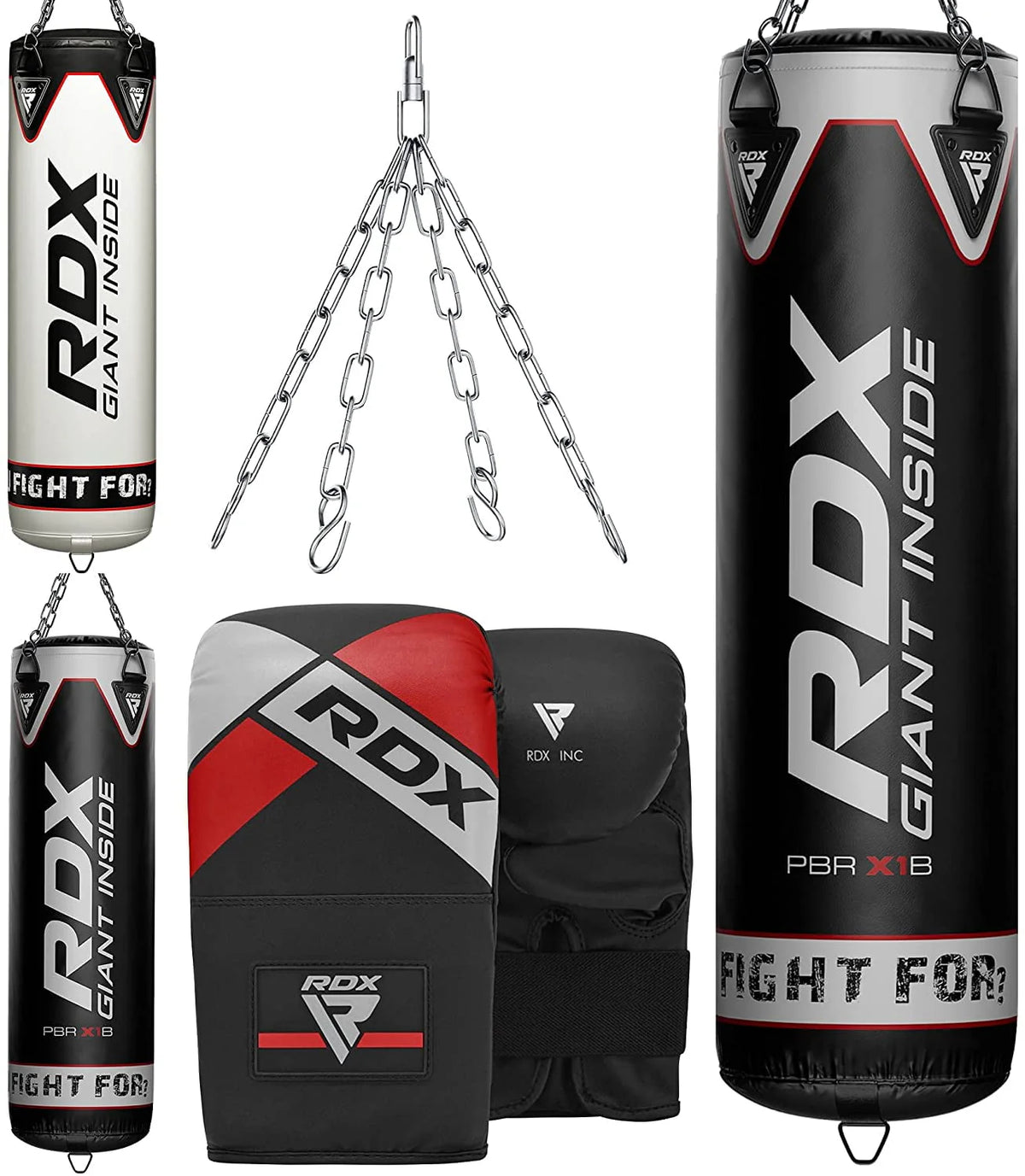 4ft 5ft White Heavy Punch Bag W7935