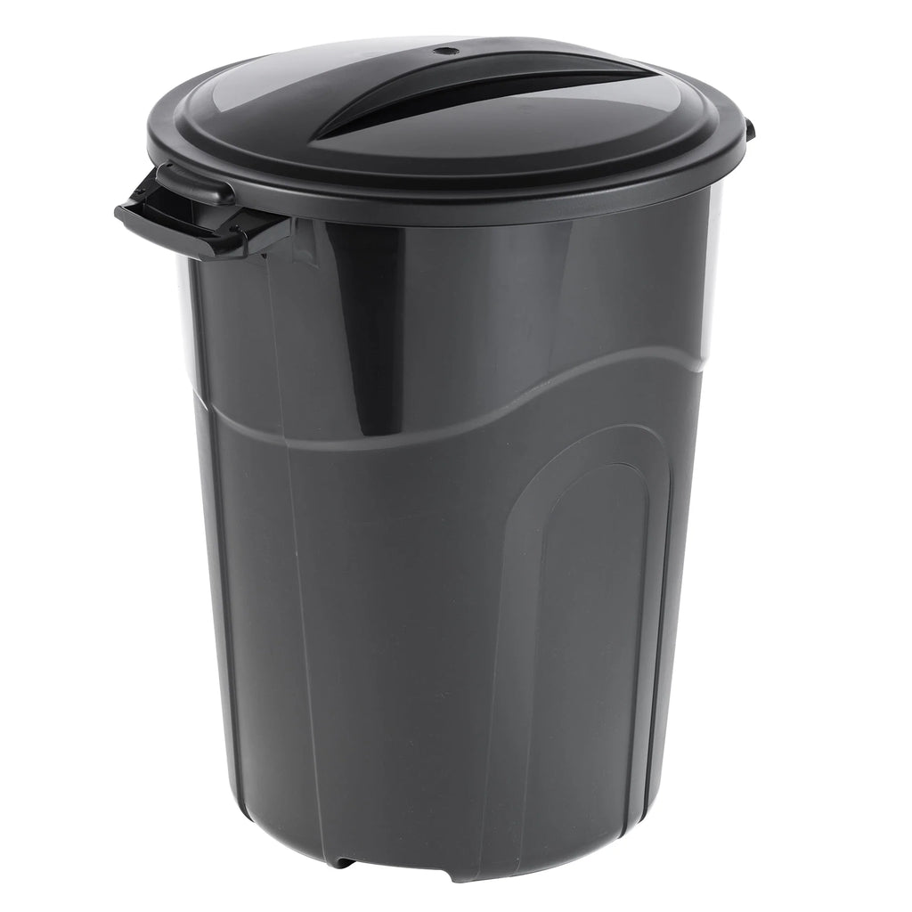 32 Gallon Heavy Duty Plastic Garbage Can with Lid E7589