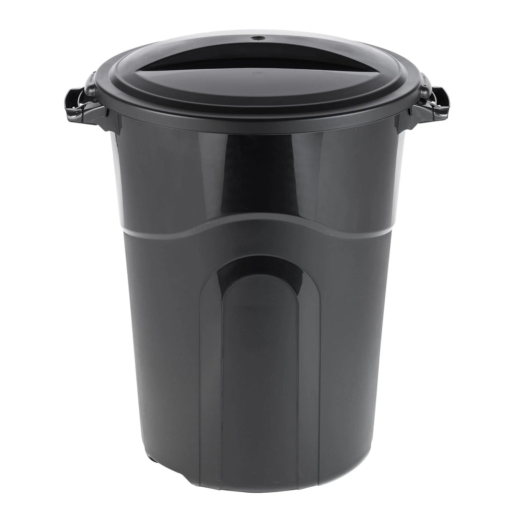 32 Gallon Heavy Duty Plastic Garbage Can with Lid E7589