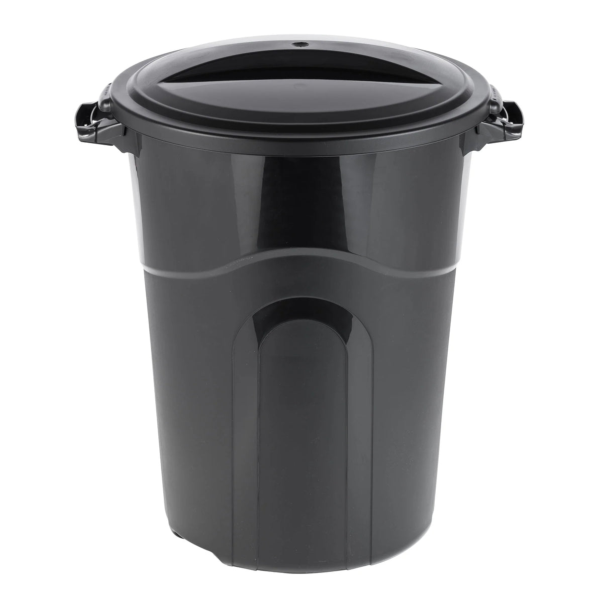 32 Gallon Heavy Duty Plastic Garbage Can with Lid E7589