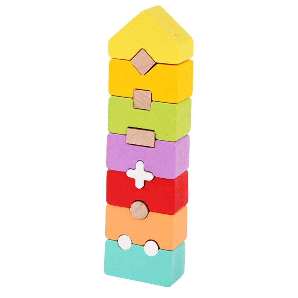 Rainbow Stacker Stacking Game Construction Toys M3779