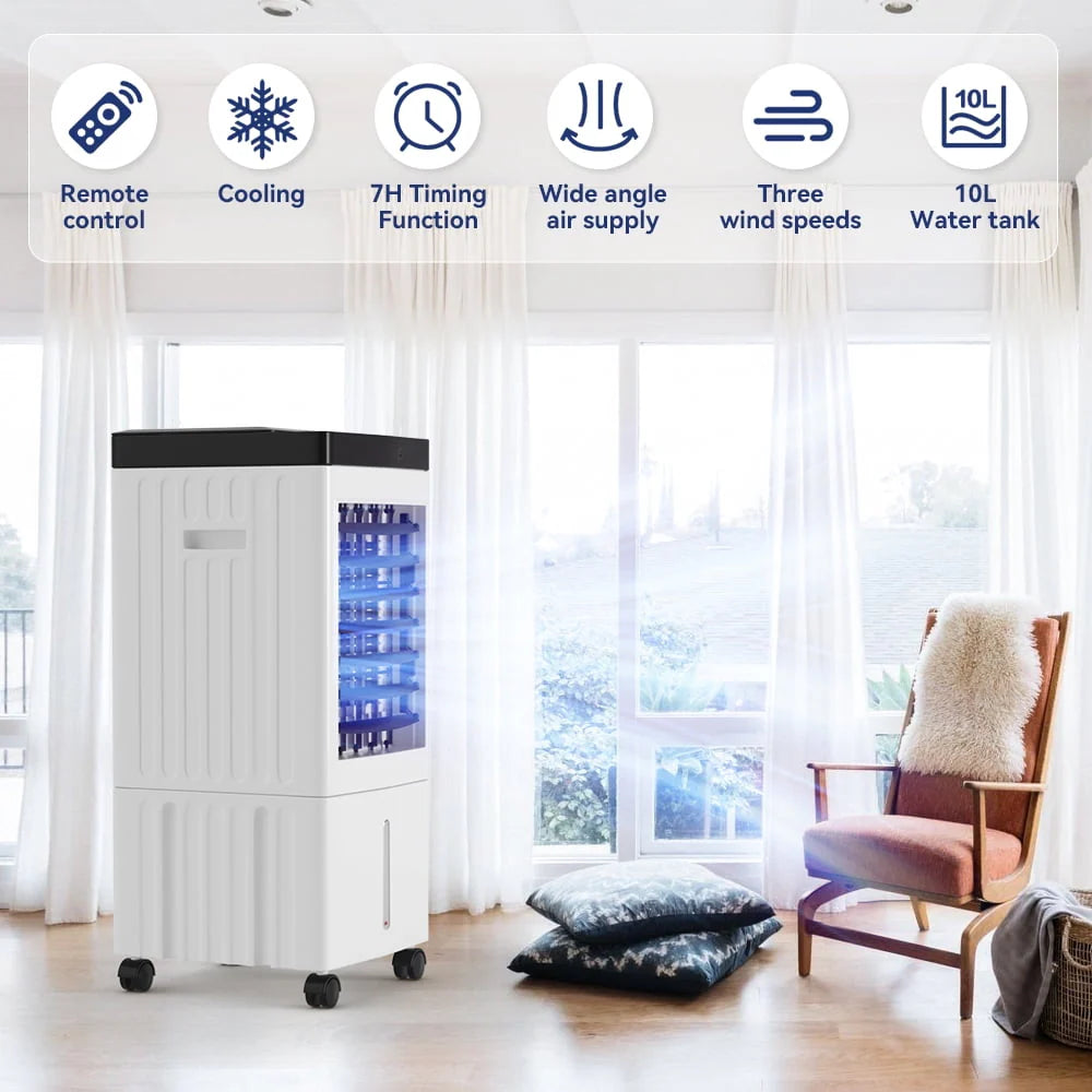 Portable Evaporative Cooler 10L 3-IN-1 Humidifier Y81572
