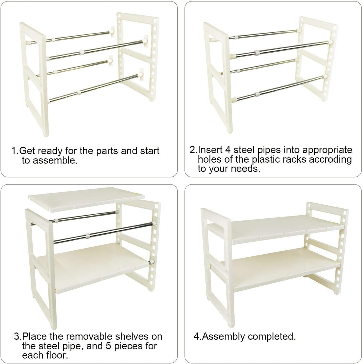 Expandable 2 Tier Under Sink Organizer A692