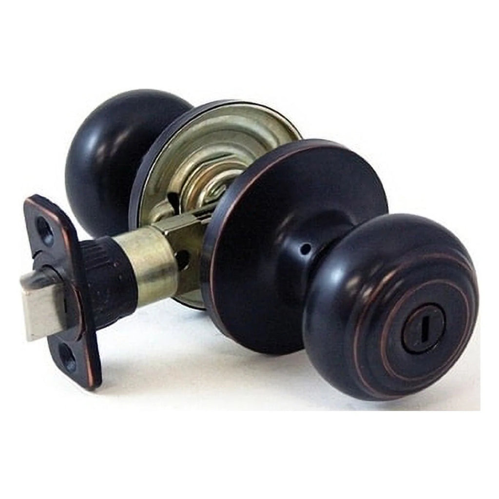 Polished Brass Privacy Locking Door Knob W122641